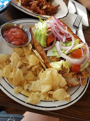 Po'boy at Bowhead Pub in Montreal