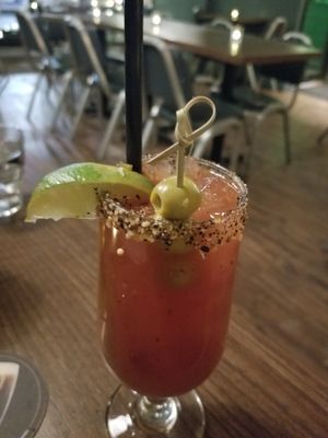 Virgin Bloody Mary at Bowhead Pub in Montreal