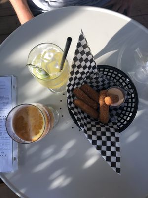 Cheese sticks at Bowhead Pub in Montreal