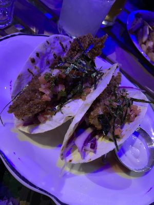 Fish tacos at Bowhead Pub in Montreal