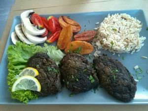 Nice outdoor seating at Oniro Art Meze in Rhodes