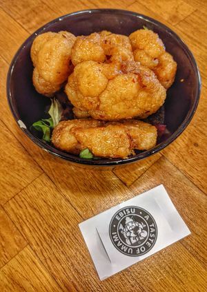Ebisu cauliflower (8/10) at Ebisu in Weston-super-mare