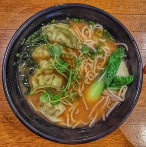 Vegetable gyoza ramen (6.5/10) at Ebisu in Weston-super-mare
