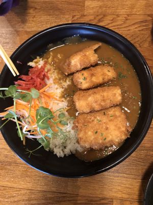 Tofu katsu curry   at Ebisu in Weston-super-mare