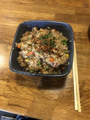 Fried vegetable rice  at Ebisu in Weston-super-mare