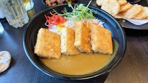Katsu with tofu   at Ebisu in Weston-super-mare