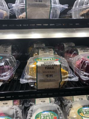 This cheesecake was amazing! at Down to Earth - Store and Deli in Honolulu