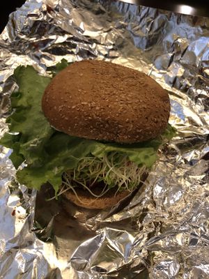 Many burgers to choose from at Down to Earth - Store and Deli in Honolulu