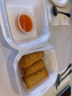Spring rolls (vegan)  at Pa Lian Burmese in Wheaton
