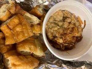 chickpea tofu appetizer at Pa Lian Burmese in Wheaton
