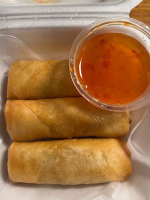 Spring Rolls at Pa Lian Burmese in Wheaton