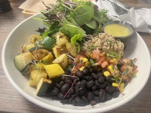 Mexican bowl  at Sea Salt Healthy Kitchen in St Simons