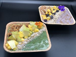 Smoothie bowls  at Sea Salt Healthy Kitchen in St Simons