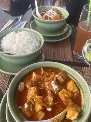 Massaman Curry with Tofu  at Bai Bua Thai in Wiesbaden