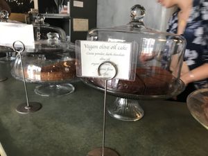 Divine vegan cake! at Chokolá in Taos