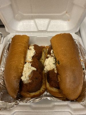 Meatball sub 😋 at Plant Based Mafia in Palm Beach Gardens