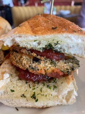 Eggplant hoagie  at Plant Based Mafia in Palm Beach Gardens