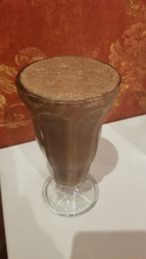 Chocolate milkshake at Plant Based Mafia in Palm Beach Gardens