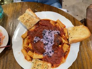 Hit man with blue berry ricotta   at Plant Based Mafia in Palm Beach Gardens