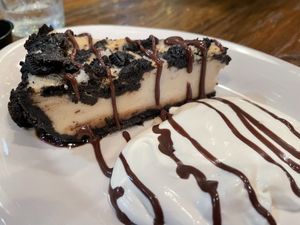 Oreo cheesecake   at Plant Based Mafia in Palm Beach Gardens