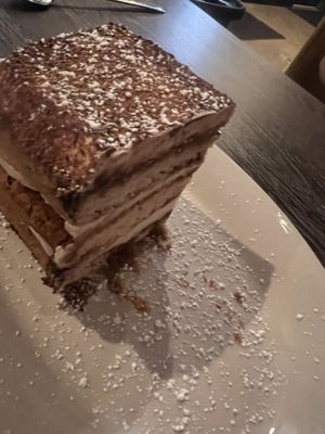 Tiramisu￼  at Plant Based Mafia in Palm Beach Gardens