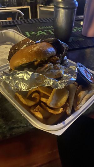 Ranch chicken sandwich   at Plant Based Mafia in Palm Beach Gardens