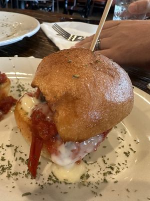 The meatballs were A+  at Plant Based Mafia in Palm Beach Gardens