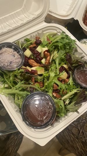 Salad  at Plant Based Mafia in Palm Beach Gardens