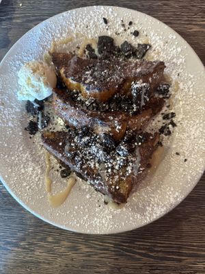 Oreo Cookie French Toast  at Plant Based Mafia in Palm Beach Gardens