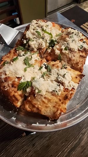 White pizza at Plant Based Mafia in Palm Beach Gardens