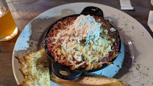 Lasagna at Plant Based Mafia in Palm Beach Gardens