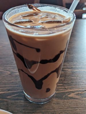 Mocha Latte at Plant Based Mafia in Palm Beach Gardens