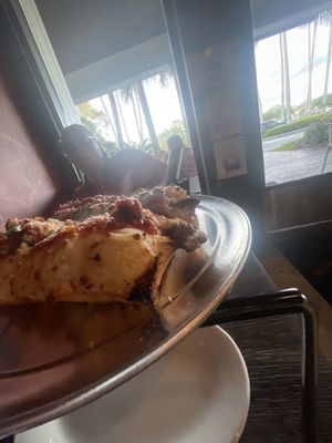 They have Detroit style pizza now!!! Perfection is perfected   at Plant Based Mafia in Palm Beach Gardens