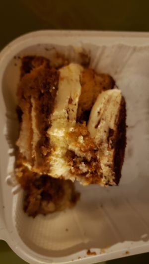 Tiramisu ($11). Superb. Hard to find amazing vegan tiramisu like this. at Plant Based Mafia in Palm Beach Gardens