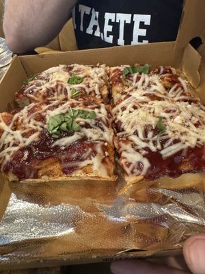 Bbq pizza  at Plant Based Mafia in Palm Beach Gardens