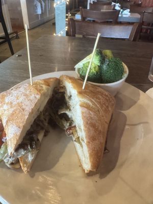 Cheesesteak hoagie    at Plant Based Mafia in Palm Beach Gardens