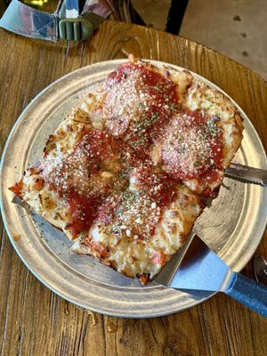 Margarita pizza  at Plant Based Mafia in Palm Beach Gardens