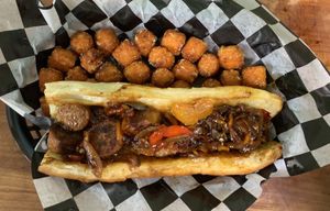 “Get The F Outa Here” - Sausage and Peppers  at Plant Based Mafia in Palm Beach Gardens