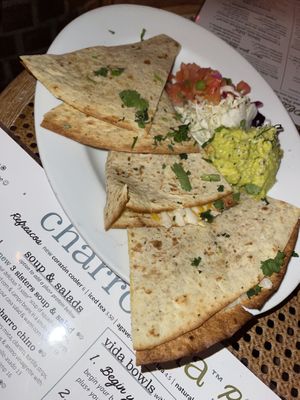 Quesadilla  at Charro Vida in Tucson