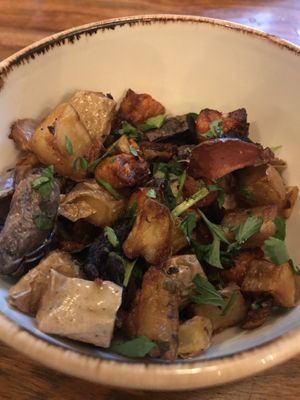 Roasted papas  at Charro Vida in Tucson