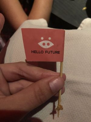 This vegan label comes out on food and the waitstaff specifies that it is vegan too! They’re on point to prevent accidents. at Dragon-i in Hong Kong Island