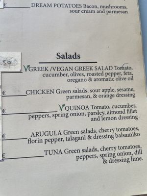 Menú  at Meltemi Brunch Cafe in Skiathos