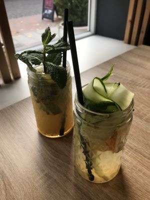 Ginger lemonade & pineapple lime lemonade @ Bome, Wildeshausen, Germany at Bome in Wildeshausen