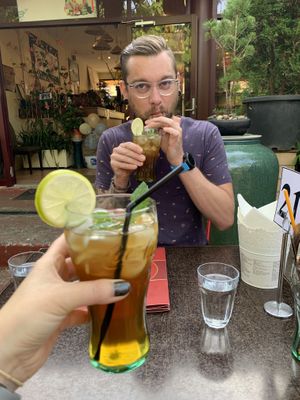Iced tea! at Karuna Vegie House  in Lyneham