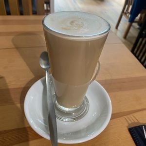 Soy latte at Brunch Café in Tunbridge Wells