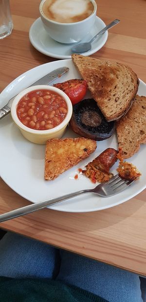The 'little vegan' breakfast at Brunch Café in Tunbridge Wells