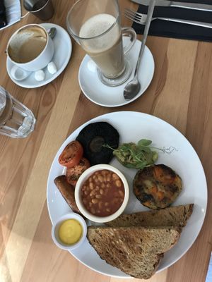 Vegan brunch at Brunch Café in Tunbridge Wells