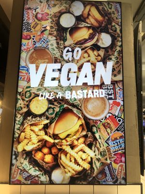Poster  at ARN - Bastard Burgers - T4 in Stockholm