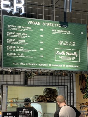 Menu at ARN - Bastard Burgers - T4 in Stockholm