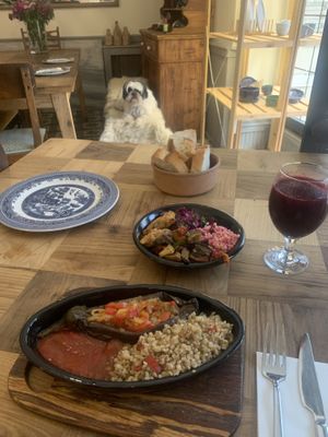 beet juice   at No 19 Dining in Istanbul